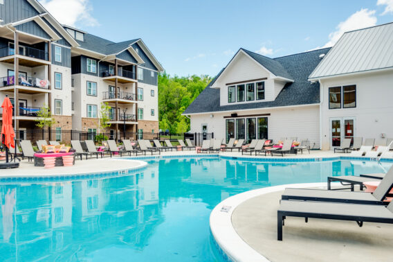 Resort style pool